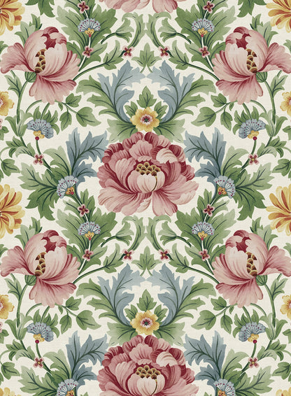 Vintage Floral Garden Peel and Stick Removable Wallpaper