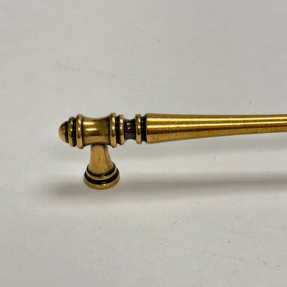 Cabinet Hardware "Palermo" Drawer Pulls and Knobs in Antique Brass