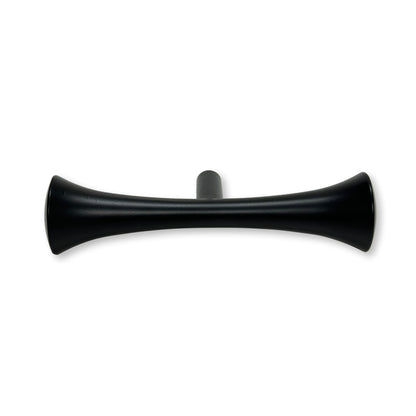 Hourglass "MCM 01" Matte Black Mid-Century Drawer Pull