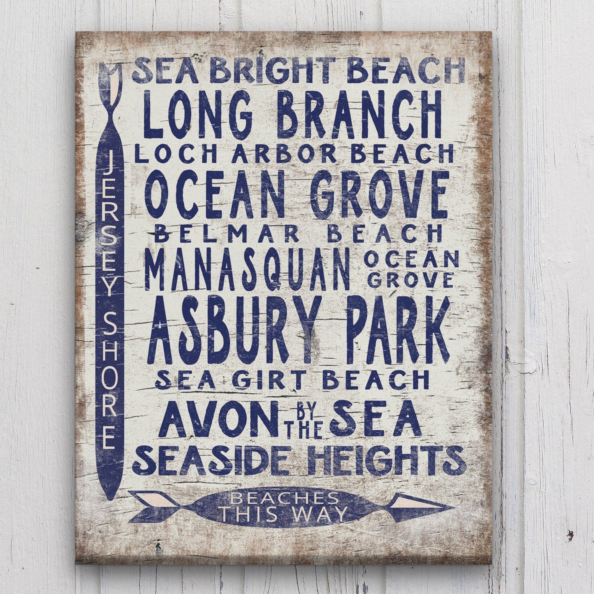 jersey shore  beaches sign 