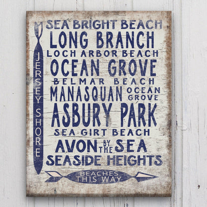 jersey shore  beaches sign 