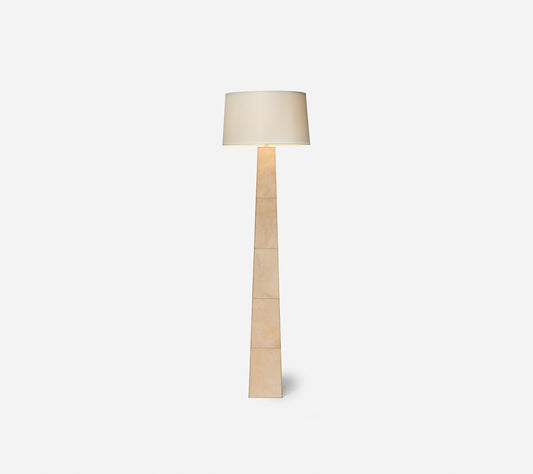 Alumet Floor Lamp Beige Hair-On-Hide