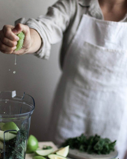 Washed Linen Apron