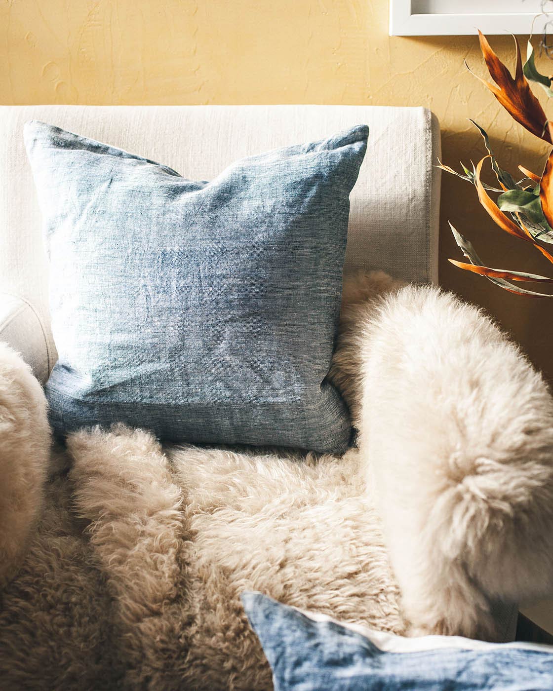 Washed Linen Pillow