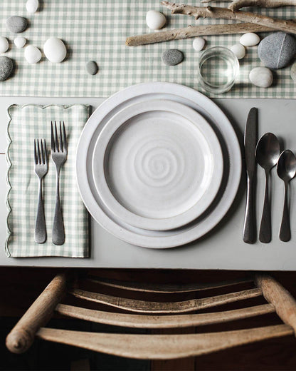 Petite Gingham Scalloped Napkins