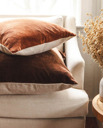 Velvet + Linen Pillow