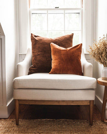 Velvet + Linen Pillow