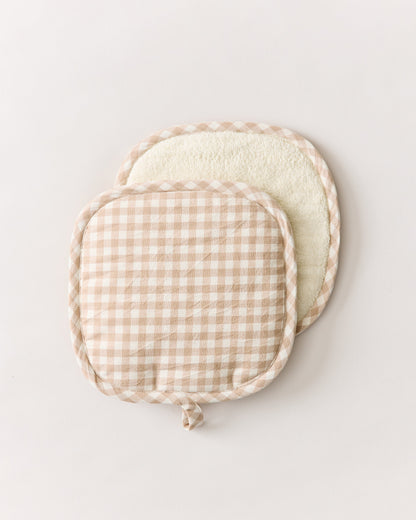 Petite Gingham Potholders