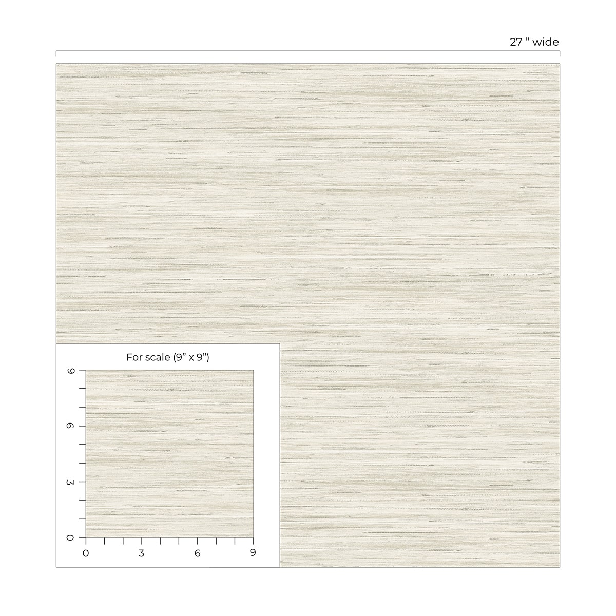 Loe Sanctuary Stria Embossed Vinyl Unpasted Wallpaper