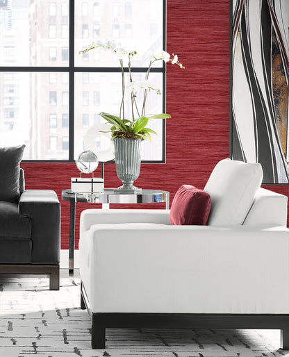 Loe Sanctuary Stria Embossed Vinyl Unpasted Wallpaper