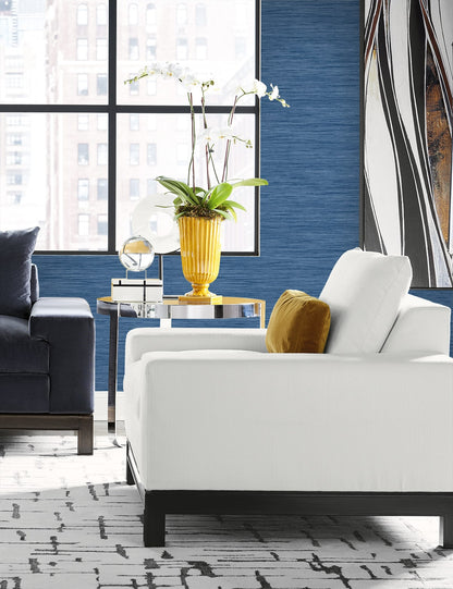 Loe Sanctuary Stria Embossed Vinyl Unpasted Wallpaper