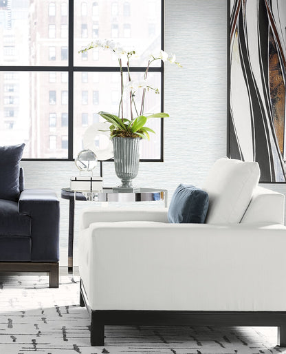 Loe Sanctuary Stria Embossed Vinyl Unpasted Wallpaper