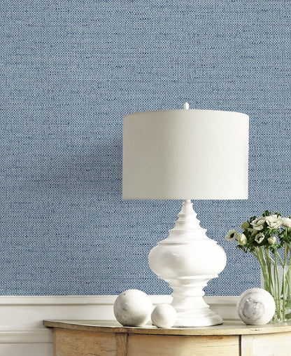 Kaya Faux Paperweave Embossed Vinyl Unpasted Wallpaper