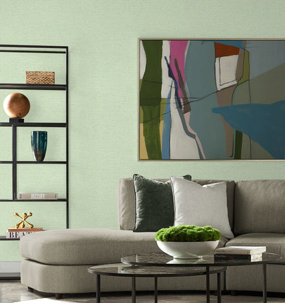 Kaya Faux Paperweave Embossed Vinyl Unpasted Wallpaper