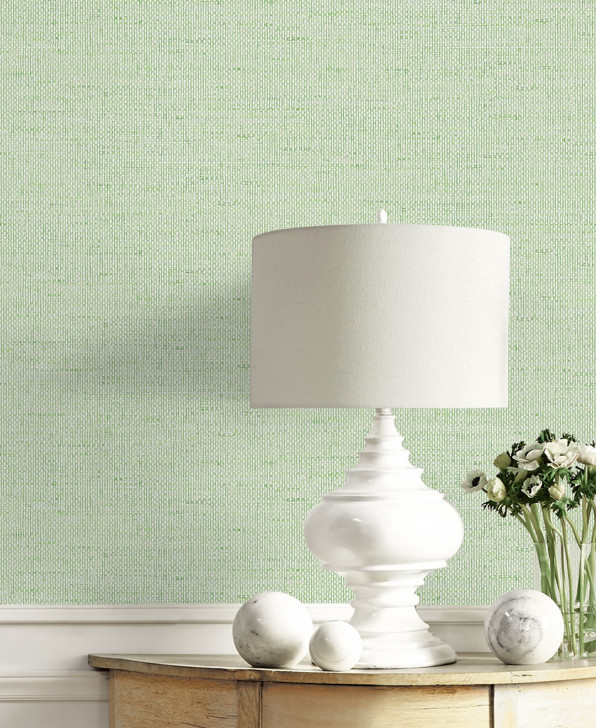 Kaya Faux Paperweave Embossed Vinyl Unpasted Wallpaper
