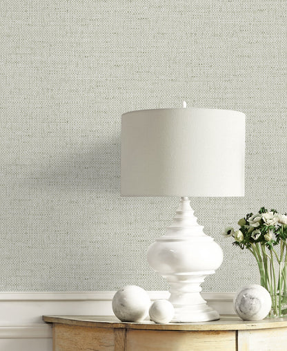 Kaya Faux Paperweave Embossed Vinyl Unpasted Wallpaper