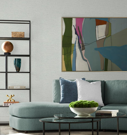 Kaya Faux Paperweave Embossed Vinyl Unpasted Wallpaper