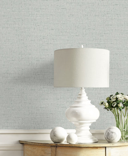 Kaya Faux Paperweave Embossed Vinyl Unpasted Wallpaper