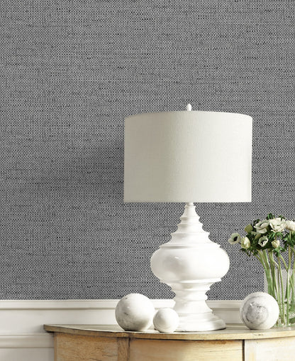 Kaya Faux Paperweave Embossed Vinyl Unpasted Wallpaper
