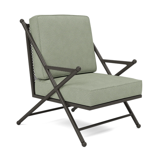 Balta XL Outdoor Lounge Chair Tanaro Jade Performance Woven Fabric