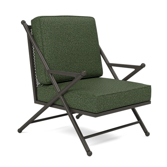 Balta XL Outdoor Lounge Chair Tanaro Ivy Performance Woven Fabric