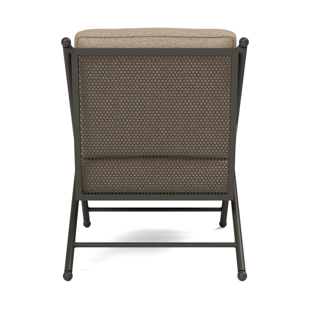 Balta XL Outdoor Lounge Chair Tanaro Bark Performance Woven Fabric