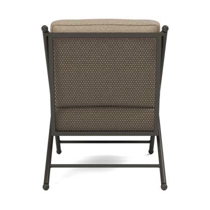 Balta XL Outdoor Lounge Chair Tanaro Bark Performance Woven Fabric