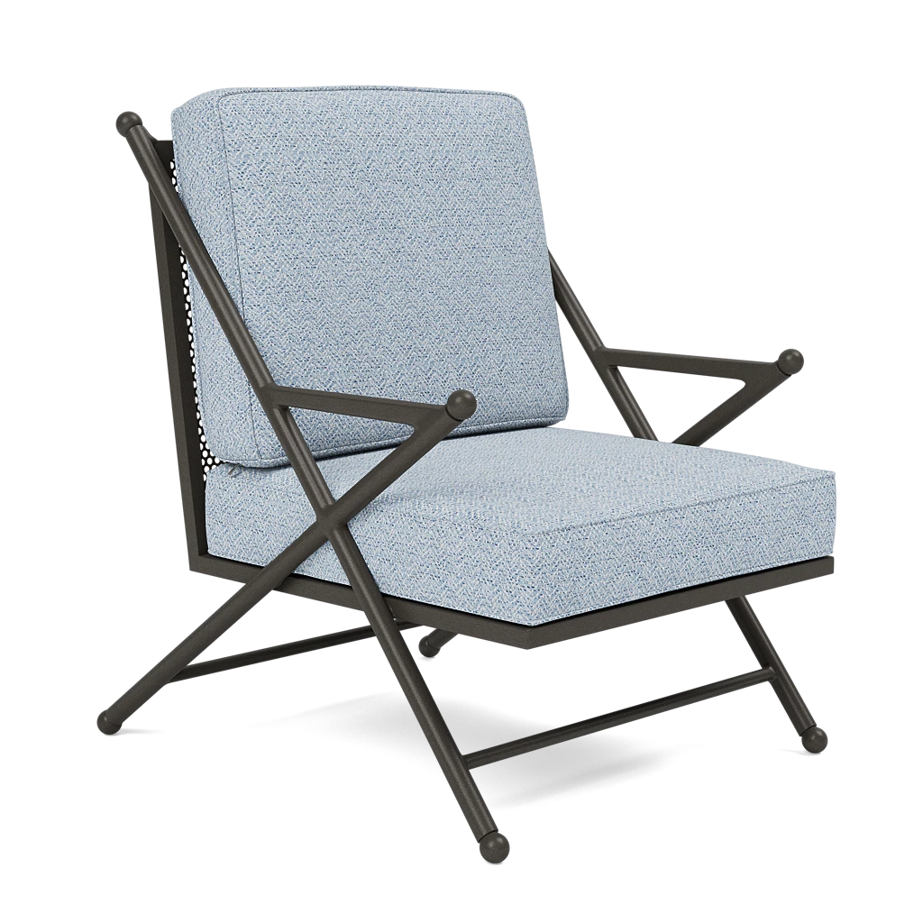 Balta XL Outdoor Lounge Chair Tanaro Riviera Performance Woven Fabric