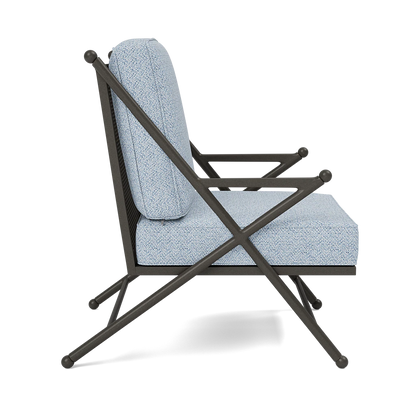 Balta XL Outdoor Lounge Chair Tanaro Riviera Performance Woven Fabric
