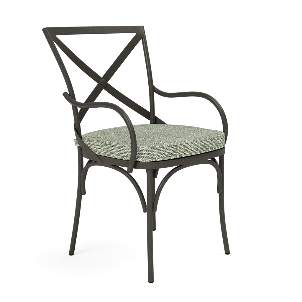 Beverly Patio Chair - Tanaro Jade Performance Woven Fabric