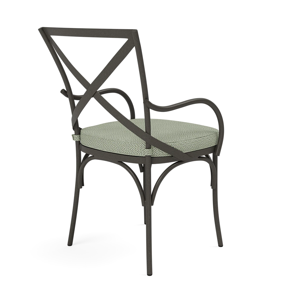 Beverly Patio Chair - Tanaro Jade Performance Woven Fabric