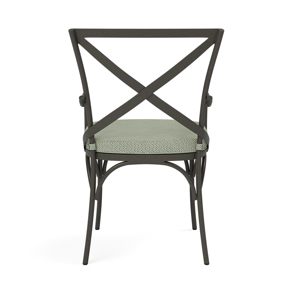 Beverly Patio Chair - Tanaro Jade Performance Woven Fabric