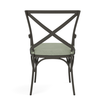Beverly Patio Chair - Tanaro Jade Performance Woven Fabric