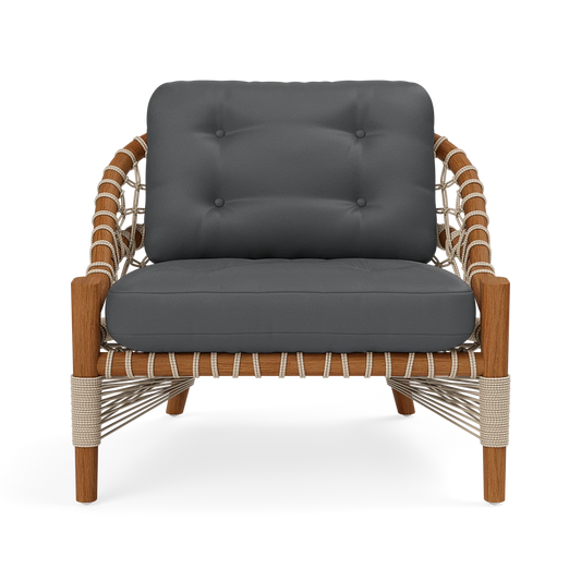 Castelo Outdoor Lounge Chair Garonne Dark Gray