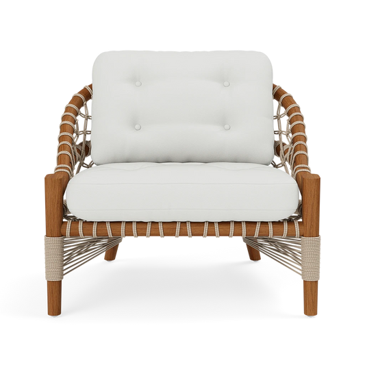 Castelo Outdoor  Lounge Chair Garonne White