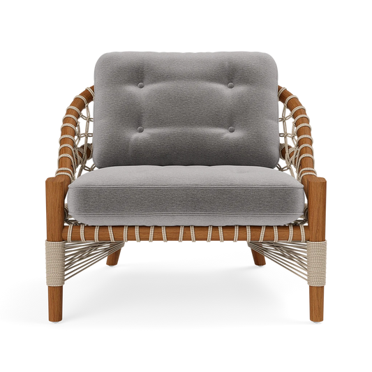 Castelo Outdoor  Lounge Chair Havel Gray Dove