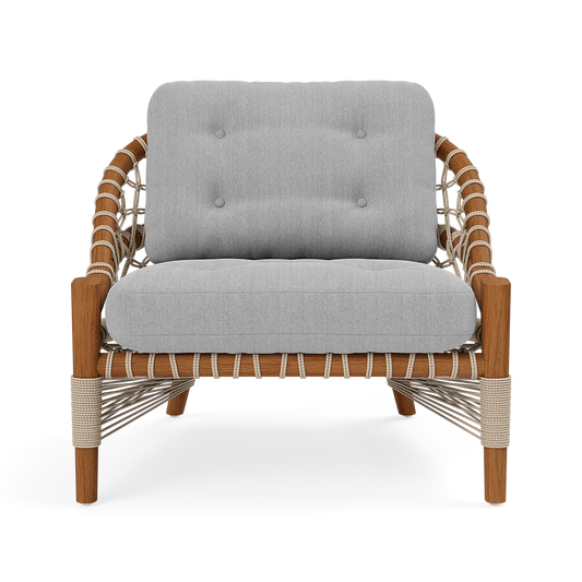 Castelo Outdoor Lounge Chair Pagua Pearl