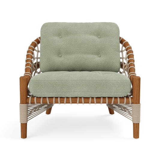 Castelo Outdoor Lounge Chair Weser Sage