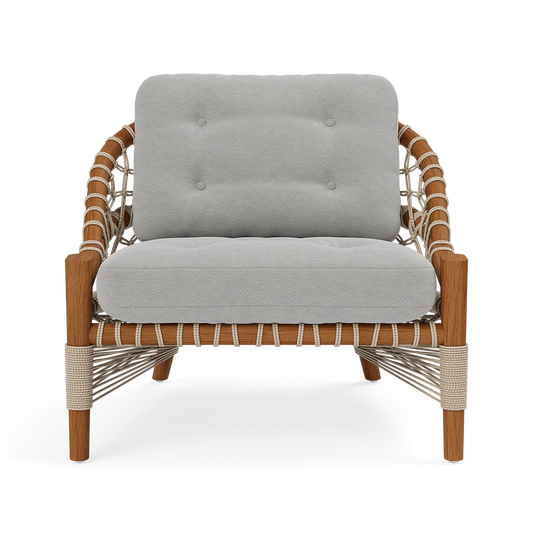 Castelo Outdoor Lounge Chair Weser Fog