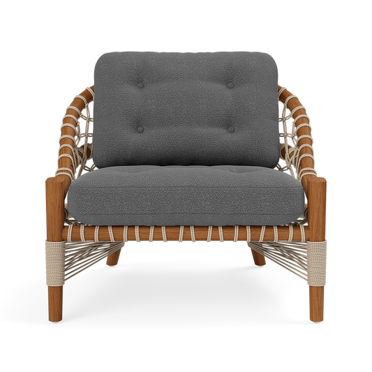 Castelo Outdoor Lounge Chair Weser Ash