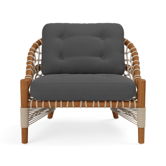 Castelo Outdoor Lounge Chair Alsek Charcoal