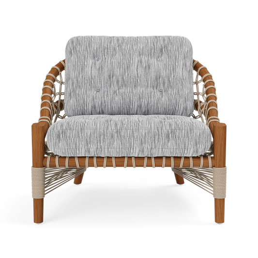 Castelo Outdoor Lounge Chair Danube Gray