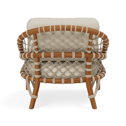 Castelo Outdoor Lounge Chair Garonne Cream