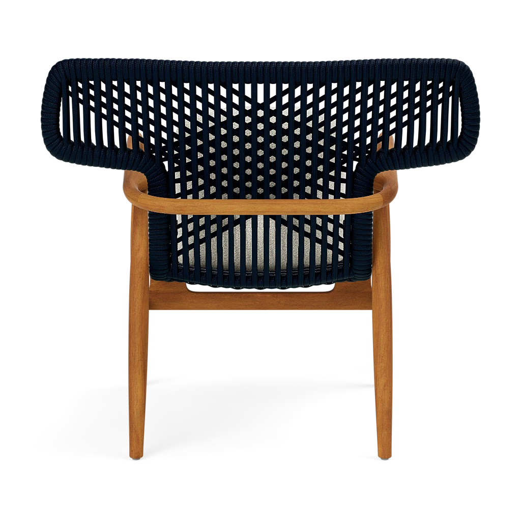 Garrison Outdoor Wing Chair - Lambro Cream High-Performance Boucle Cushion