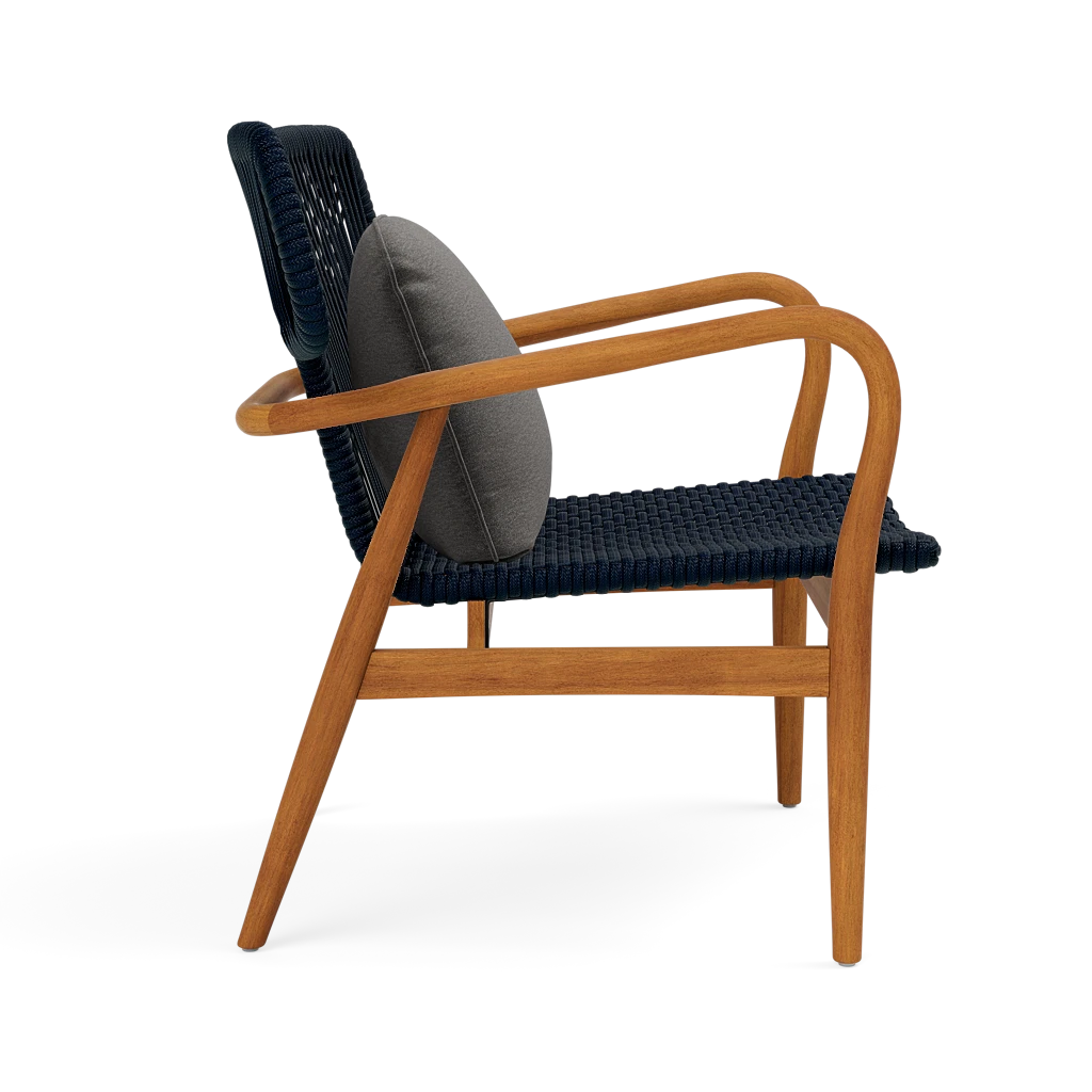 Garrison Outdoor Wing Chair - Havel Pewter Outdoor Performance Velvet