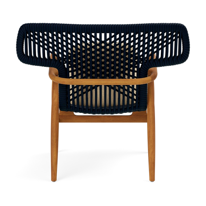 Garrison Outdoor Wing Chair - Havel Parchment Outdoor Performance Velvet Cushion