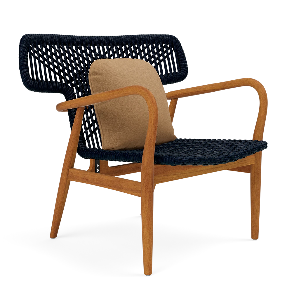 Garrison Outdoor Wing Chair - Havel Harvest Outdoor Performance Velvet Cushion