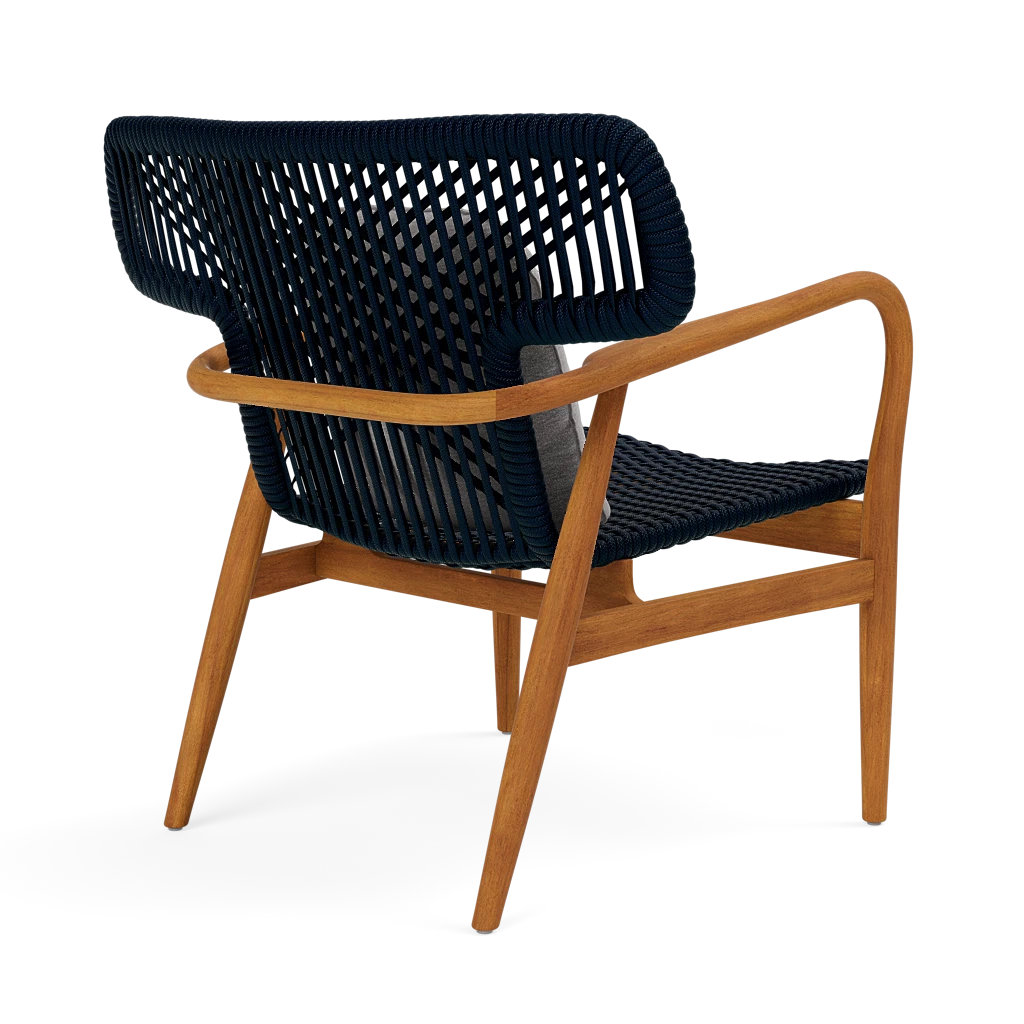 Garrison Outdoor Wing Chair - Havel Gray Dove Outdoor Performance Velvet Cushion