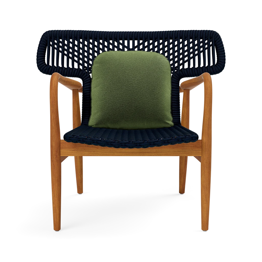 Garrison Outdoor Wing Chair - Havel Cactus Outdoor Performance Velvet