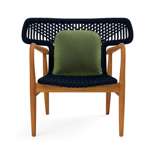Garrison Outdoor Wing Chair - Havel Cactus Outdoor Performance Velvet